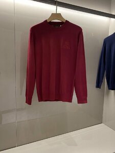 Loro Piana　ロロピアーナ　メンズ　ニット　セーター　長袖　刺繍ロゴ　秋冬新品　M-3XL　サイズ選択可能　2884