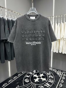 送料無料　Maison Margiela マルタンマルジェラ メンズ　Tシャツ　半袖　文字ロゴ　S-XL　サイズ選択可能　MM6　4466