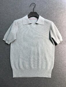送料無料　ブルネロクチネリ　BRUNELLO CUCINELLI メンズ　ポロシャツ　polo　ニット　半袖　新品　S-XL　サイズ選択可能　3839