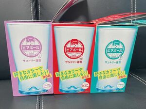 サントリー ビアボール カラフルグラス（箱付き）新品未使用