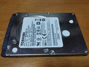 【動作確認済み】②東芝製 2.5インチ HDD 1TB