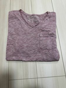 BILLABONG Vネック　半袖 Tシャツ Lサイズ　トップス