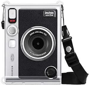 Fintie for FUJIFILM 富士フイルム instax mini EVO インスタントカメラ専用ケース 保護カバー ク