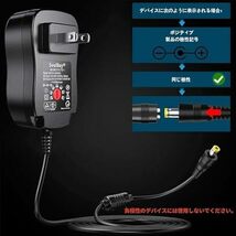 SoulBay [アップグレード版] ユニバーサルAC DCアダプタ3V～12V家電およびUSB充電デバイス用、8個の選択可能なア_画像5