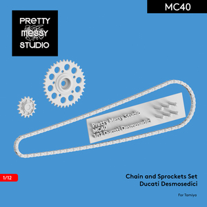 1/12 3D printer chain Tamiya 1/12 Ducati tesmosetichi#MC40