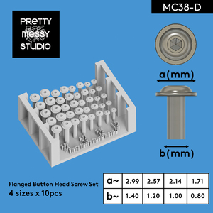 3D принтер ti tail выше фланец кнопка болт модель #MC38-D