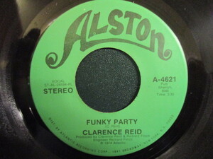 Clarence Reid ： Funky Party 7'' / 45s ★ Soul / Funk ☆ c/w Winter Man // Shaftモロ・パクリ!Funky!!Alston!!! / 5点で送料無料