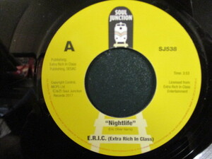 E.R.I.C.( Extra Rich In Class ) ： Nightlife 7'' / 45s ★ UK現行Soulシンガー! モダンソウル ☆ c/w Backstage // 5点で送料無料