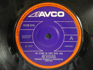 The Stylistics ： I'm Stone In Love With You 7'' / 45s (( Soul )) c/w Point Of No Return (( 落札5点で送料当方負担