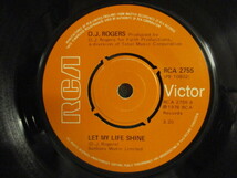 D.J.Rogers ： On The Road Again 7'' / 45s (( Disco ! メロウ Boogie )) c/w Let My Life Shine (( D.J. Rogers DJRogers DJ_画像2