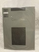 【新品】Calvin Klein チェック柄 Micro Square 黒 パンティストッキング パンスト_画像1
