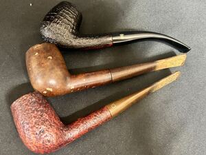  pipe smoking .OLD BRIAR MADE smoking goods repair danmore COGNAC Britain. famous author Willmer tea rattan series 3 point 