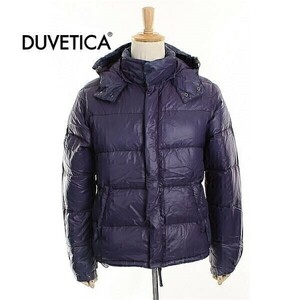 A4251/ translation have autumn winter DUVETICA Duvetica nylon hood attaching and detaching Goose down jacket blouson Parker 46 purple / BVLGARY a made men's 