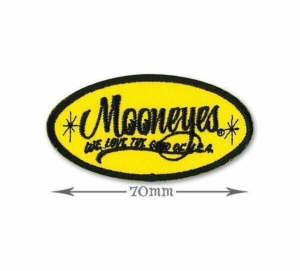 MOONEYES (ムーンアイズ) Oval Logo パッチ S(PM017)