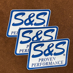 S&S ビンテージ ステッカー ハーレーダビッドソン モーター系 デッドストック バイカー S&S PROVEN PERFORMANCE Vintage Sticker Square