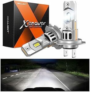 シルバー 18000LM 60W「2023年 フォグランプ 16個CSPチップ搭載 ミニベース LEDヘッドライト ファン付き」 