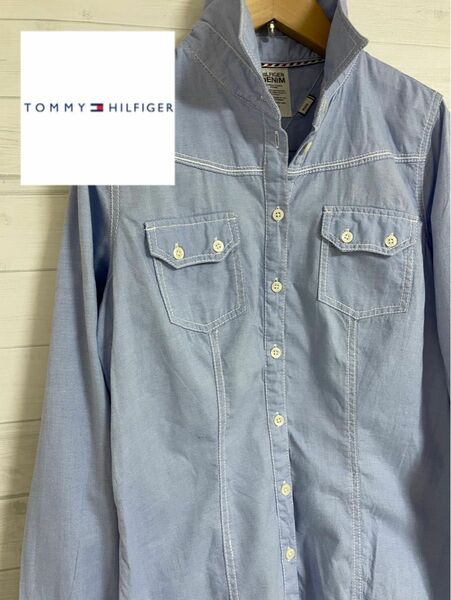 トミーヒルフィガー　TOMMY HILFIGER デニム　ミディアム　 長袖シャツ 