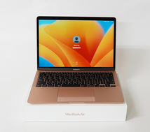 Apple MacBook Air M1チップ メモリ8GB SSD256GB 13.3インチ A2337 充放電回数15回[ゴールド]　美品　送料無料_画像1