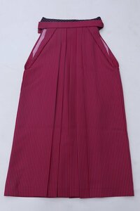 cherry★z1523lz★ブランド MURCURTDUO/着用可/卒服コレクション/女性 袴/卒業式/京都散策/はかま/濃いピンク系 振袖 ブーツ【中古品/ポリ