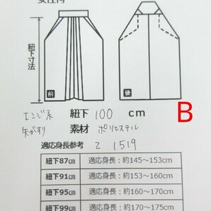 cherry★z1519lz★着用可★卒服コレクション★女性 袴★卒業式★京都散策/はかま★エンジ系 矢絣 振袖 ブーツと【中古品/ポリ】の画像5