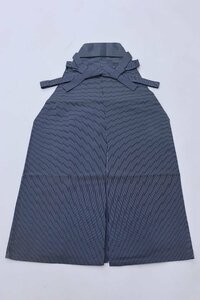 cherry*x4891mf* Japanese clothes man .* handsome man. kimono * for man . hakama single goods lamp with a paper shade * have on possible * navy blue series sima hakama [ used / poly- ] cord under approximately 82cm