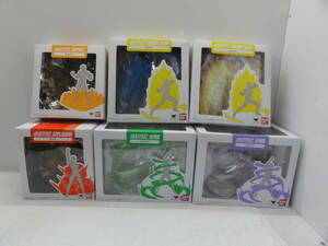 W851 BANDAI 魂EFFECT EXPLOSION Red IMPACT Beige ENERGY AURA Blue/Yellow Ver WIND Green/Violet Ver フィギュア エフェクトパーツ