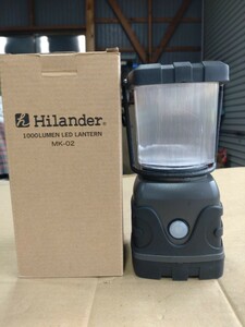 美品 ハイランダー Hilander LEDランタン 1000lm MK-02 白色 暖色 全灯 3モード 光量調節 60