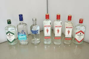 1 jpy ~ old sake not yet . plug tequila Gin etc. various together total 7ps.
