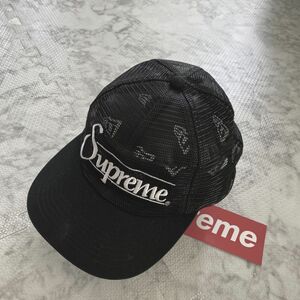 SUPREME シュプリーム　メッシュキャップ　黒