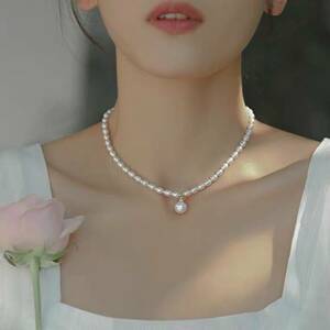 真珠のネックレス ペンダント 真珠 装飾品 ジュエリー プレゼント パーティー 祝日 入学式 卒業式 東洋 人気商品 新ファッション zx22