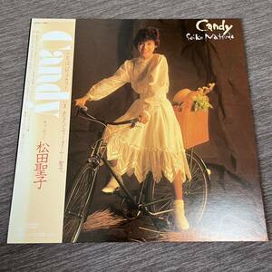 【帯付】松田聖子 CANDY キャンディー SEIKO MATSUDA / LP レコード / 28AH 1494 / ライナー有 / 和モノ / 