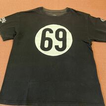 TENDERLOIN テンダーロイン　両面プリントTシャツ アメカジ　USED BLACK _画像7