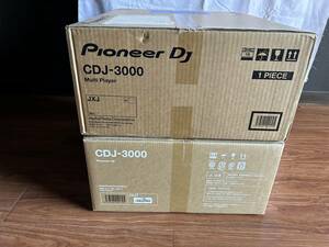 【未使用】Pioneer パイオニア CDJ-3000 2台セット DJ用マルチプレーヤー　フラッグシップモデル