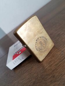 当時物 レア 80s Zippo OUTWARD BOUND 1982 ジッポー ジッポ ライター ヴィンテージ アイテム ビンテージ レトロ 時代物 喫煙具 ゴールド色