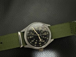 軍用時計　自動巻き式　ハミルトン　アンティーク　腕時計　Hamilton メンズ　機械式　アメリカ軍　ベトナム戦争　ミリタリーウォッチ