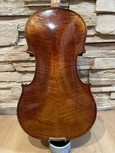 .. violin 4/4 Italy 1962 year Giuseppe Lucci antique Old antique sound large o-ke -stroke la Vintage 