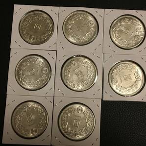 KS8）日本明治1円銀貨コイン8枚の画像7
