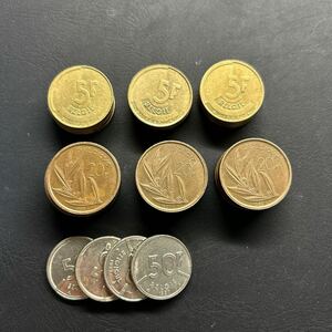 ベルギーフラン 575フラン分 2400円分 まとめて おまとめ 大量 外国コイン 世界のコイン 硬貨 コイン
