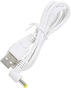 KAUMO USB電源コード DCプラグ L字 4.0/1.7mm 5V/2A対応 1m 給電 充電 コード ケーブル 横向き (