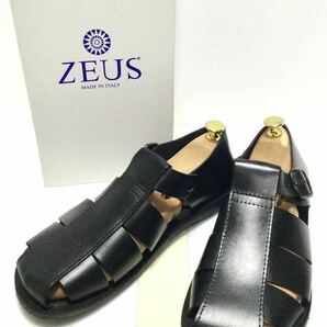 新品「ZEUS」メンズ 本革 ベルト仕様 グルカサンダル SIZE:42 イタリア製