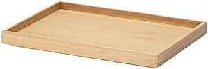 無印良品 重なる竹材長方形ボックス 収納用品 フタ ハーフ 幅26×奥行18.5×高さ2.5cm 1204728