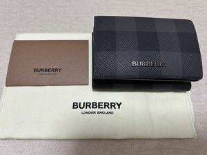 BURBERRY 三つ折り財布 チェック柄 ミニ財布