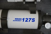 □●美品 MIZAR ミザール ASTRONOMICAL TELESCOPE 天体望遠鏡 ACHROMAT 127S D=127mm F=820mm_画像3