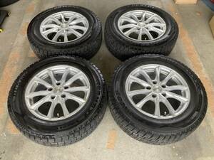 DUNLOP(ダンロップ)WINTER(ウィンターマックス）215/65R16 2022年製4本　6.5J　PCD114.3　インセット＋38