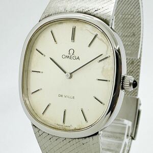 0522d オメガ OMEGA 稼働品 デビル DE VILLE メンズ ボーイズ ユニセックス 腕時計 手巻き シルバーカラー アンティーク ヴィンテージ