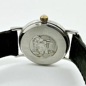 0503c オメガ OMEGA デビル DE VILLE レディース 腕時計 クォーツ 電池式 QZ コンビ 革ベルトの画像5