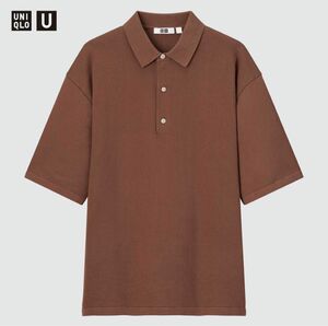 【ユニクロu/uniqlo u】ニットポロシャツ/メンズ