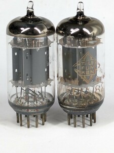 17915　TELEFUNKEN　ECC82（12AU7）2本　ジャンク品　ダイヤマーク　真空管