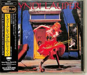 D00161520/CD/シンディ・ローパー(CYNDI LAUPER)「Shes So Unusual (1991年・ESCA-5477・シンセポップ)」