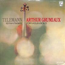 A00594258/LP/アルテュール・グリュミオー「テレマン/ヴァイオリンのための12の幻想曲」_画像1